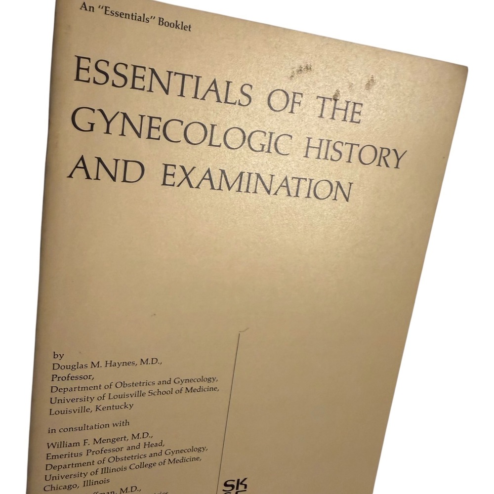 Smith Kline & French‎ Essentials of Gynecologic History and Examination VTG 1975